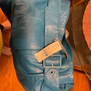 Faux leather pants